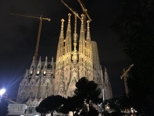 フランス・パリ「冬のフランス（パリ）とスペイン（バルセロナ）」の写真：
サグラダ・ファミリア

