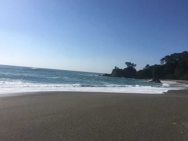日本・愛媛県「高知.愛媛弾丸旅」の写真：
桂浜と仁淀川

