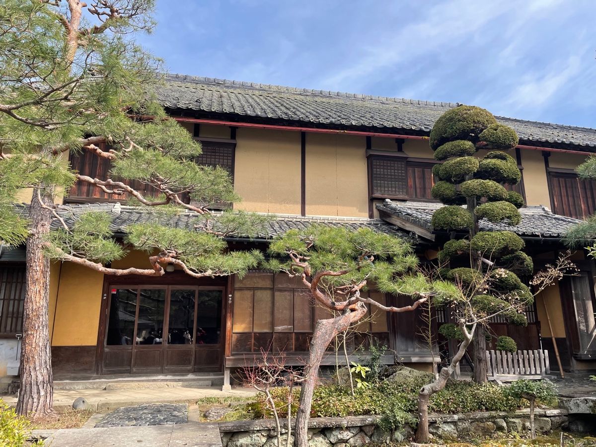 小布施は栗の名産地。小布施堂のモンブラン専門店でモンブランをいただきました。