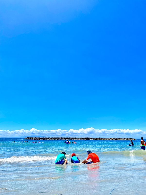 日本・愛知県「山海海水浴場」の写真