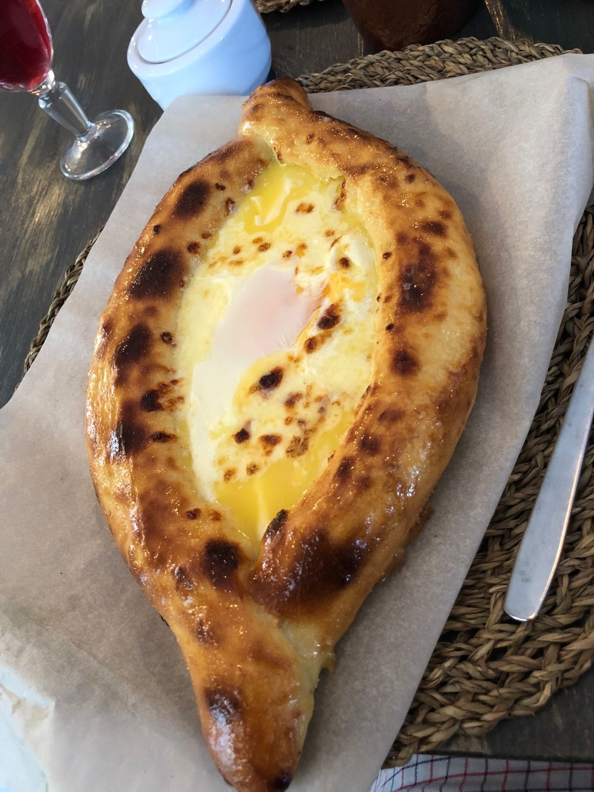 最後の夕食はジョージア🇬🇪料理店へ。
英語メニューもないお店で何とか食べた...