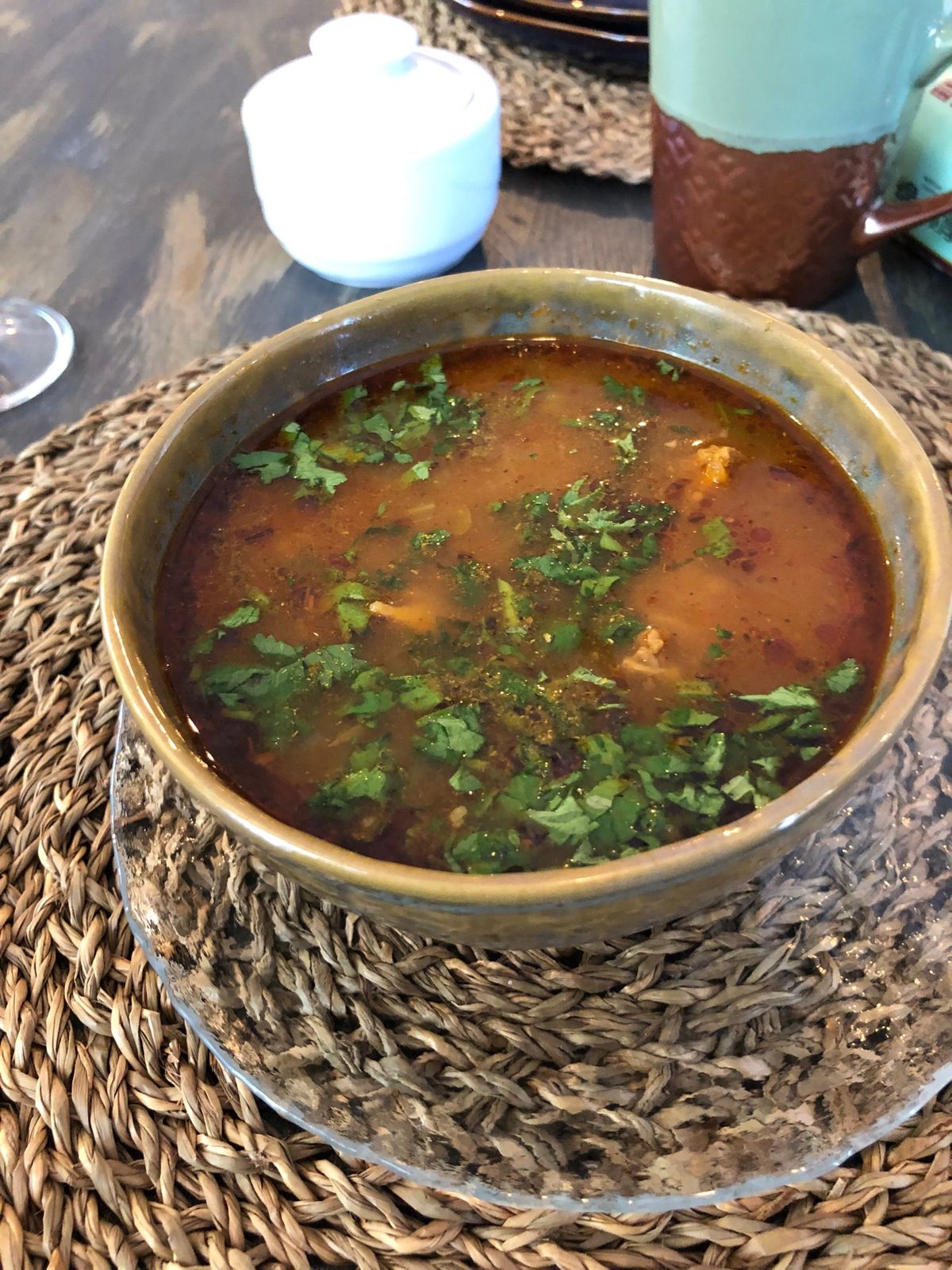 最後の夕食はジョージア🇬🇪料理店へ。
英語メニューもないお店で何とか食べた...