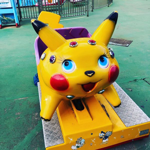 大韓民国 (韓国)・済州島「2019年海外旅行初めin제주도(済州島)」の写真：今回宿泊したホテルの近くにあった遊園地。...