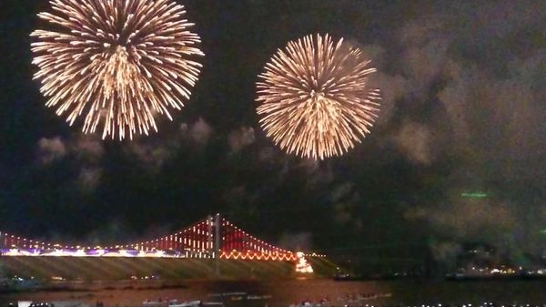 大韓民国 (韓国)・釜山「釜山旅行」の写真：釜山花火大会