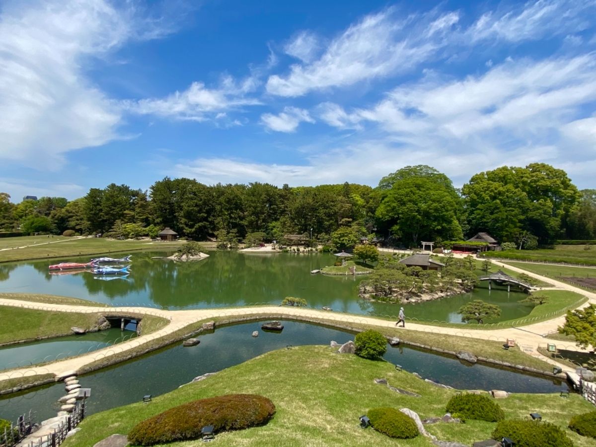 5月だったから
後楽園のあちこちに鯉のぼりが🎏