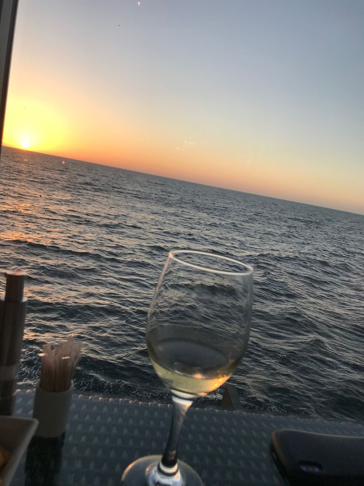 スワコップムントのおしゃれレストランjetty1905でディナー。桟橋の先...