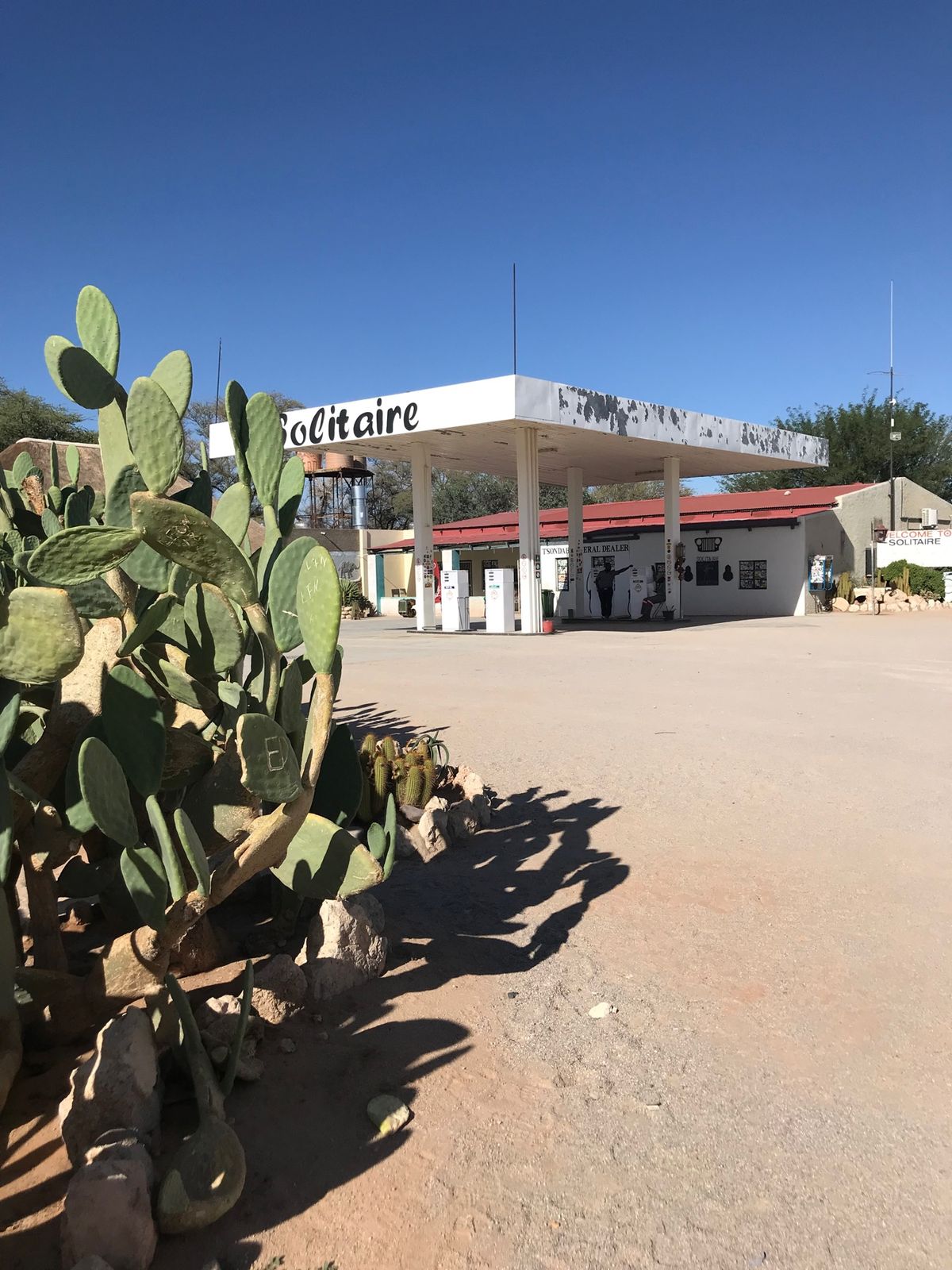 セスリムからスワコップムントへの憂鬱な悪路の最中にあるオアシス的なサービス...