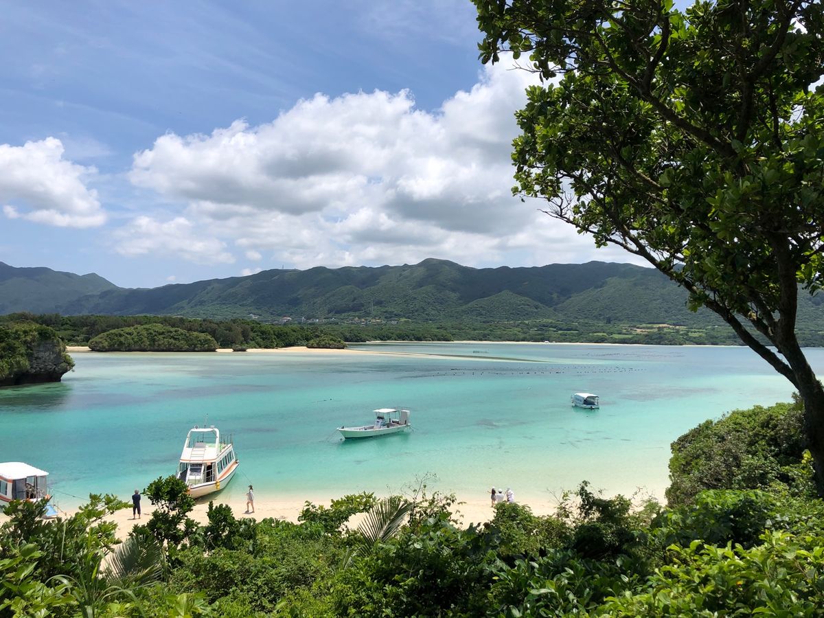 川平湾。
石垣島で一番綺麗だった✨
グラスボードも急遽乗ったけど、850円...
