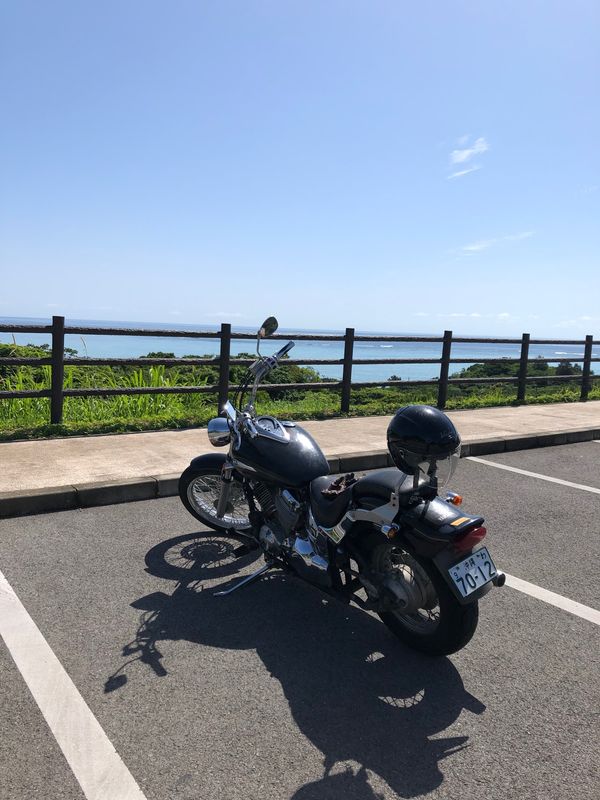 日本・竹富島「石垣島〜小浜島と竹富島はレンタサイクルで。」の写真：レンタバイクで石垣島周遊🏍
ライダーって...