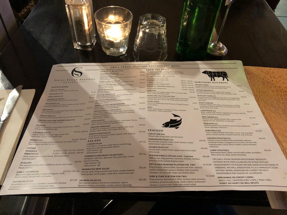 Melbourne🇦🇺
Grill Steak Seafood🍴