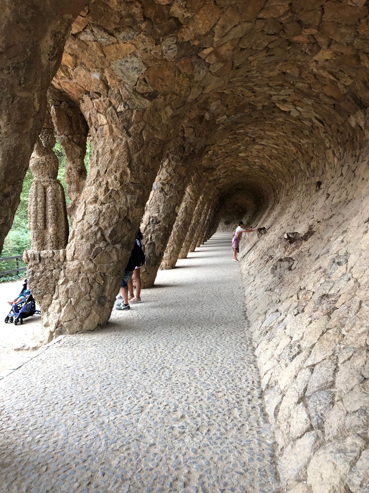友人とPARK GUELLで待ち合わせ🦎🇪🇸