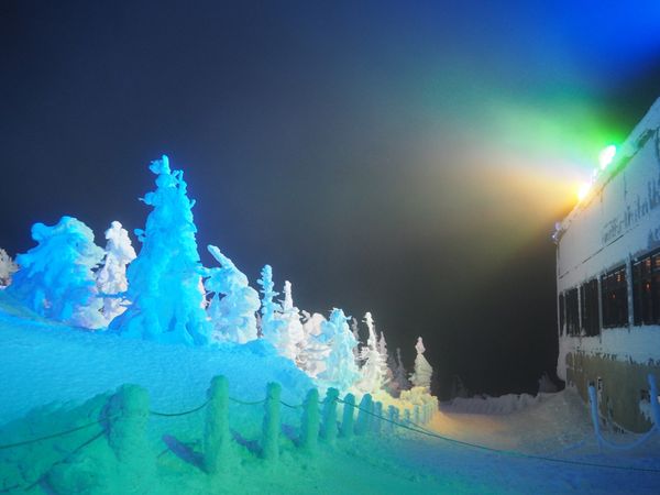日本・山形県「樹氷を見たくて蔵王へ」の写真