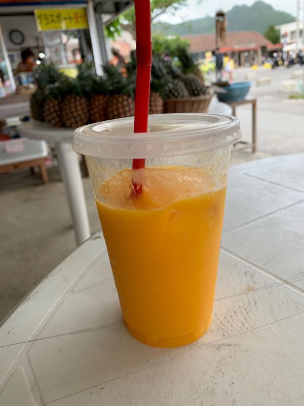 日本・沖縄県「石垣島」の写真：生マンゴー🥭ジュース❣️最高に美味しかっ...