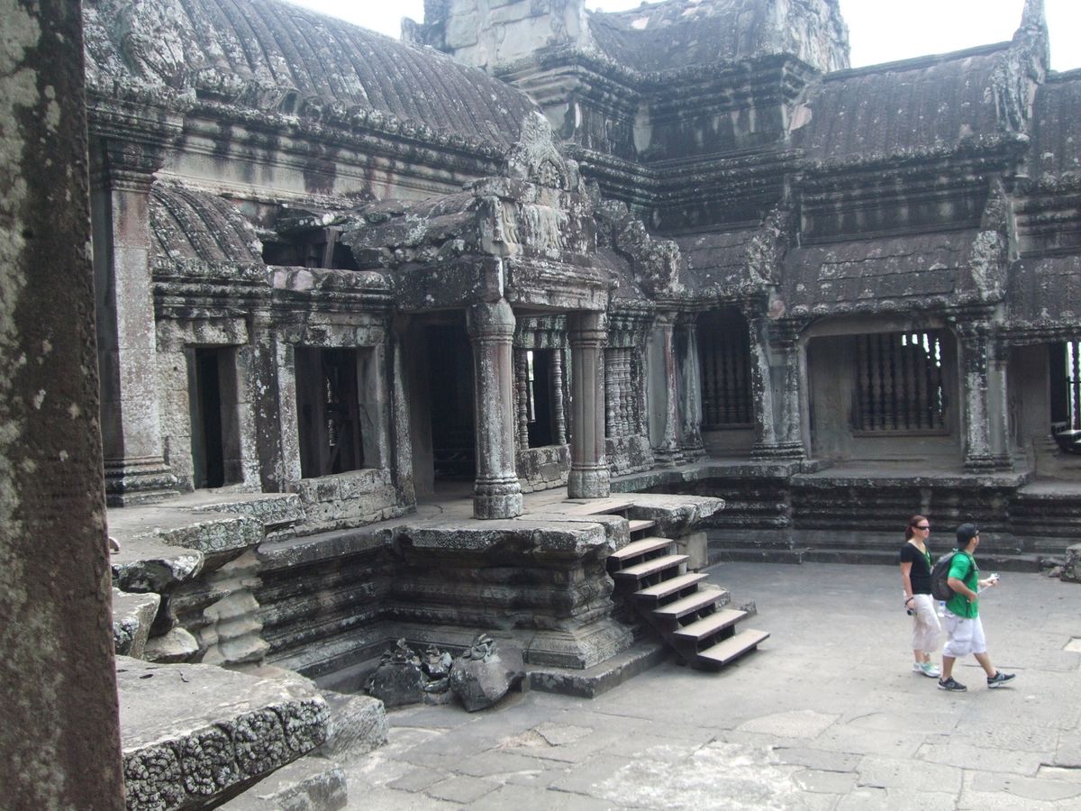 アンコール・ワット
第三回廊まで登った