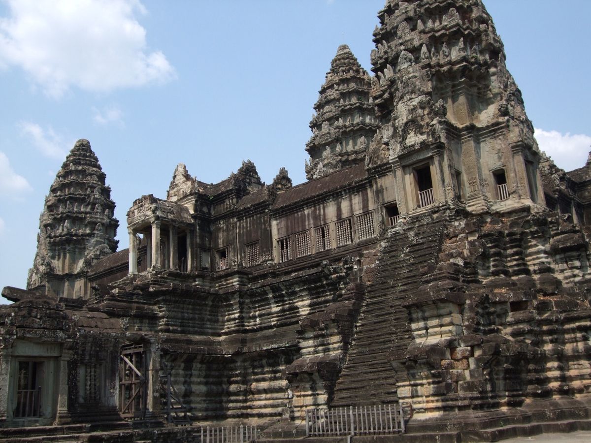 アンコール・ワット
第三回廊まで登った