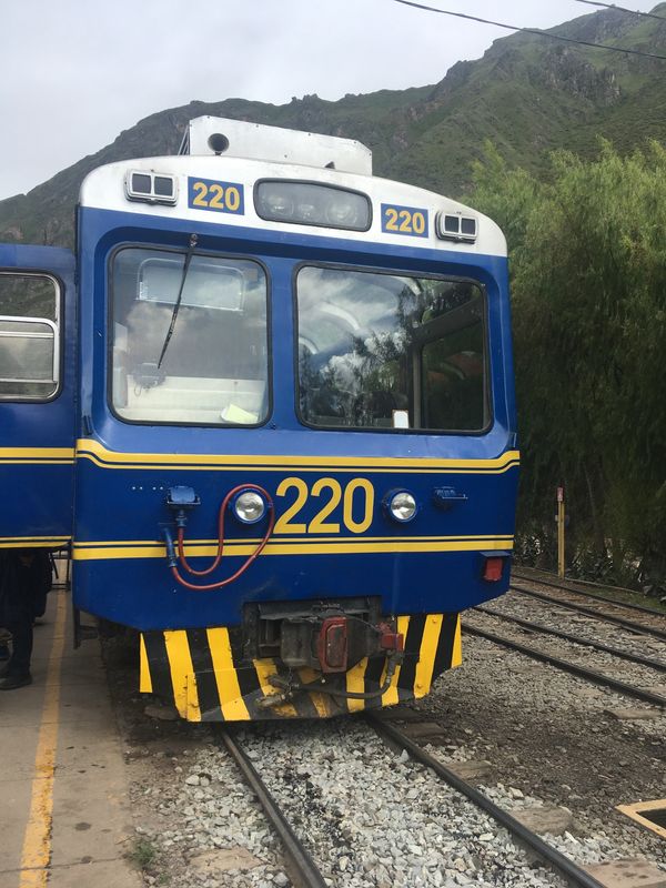 ボリビア多民族国・ラパス「高山病と日焼けに悩まされたペルーボリビアの旅」の写真：オリャンタイタンボからペルーレイルにのっ...