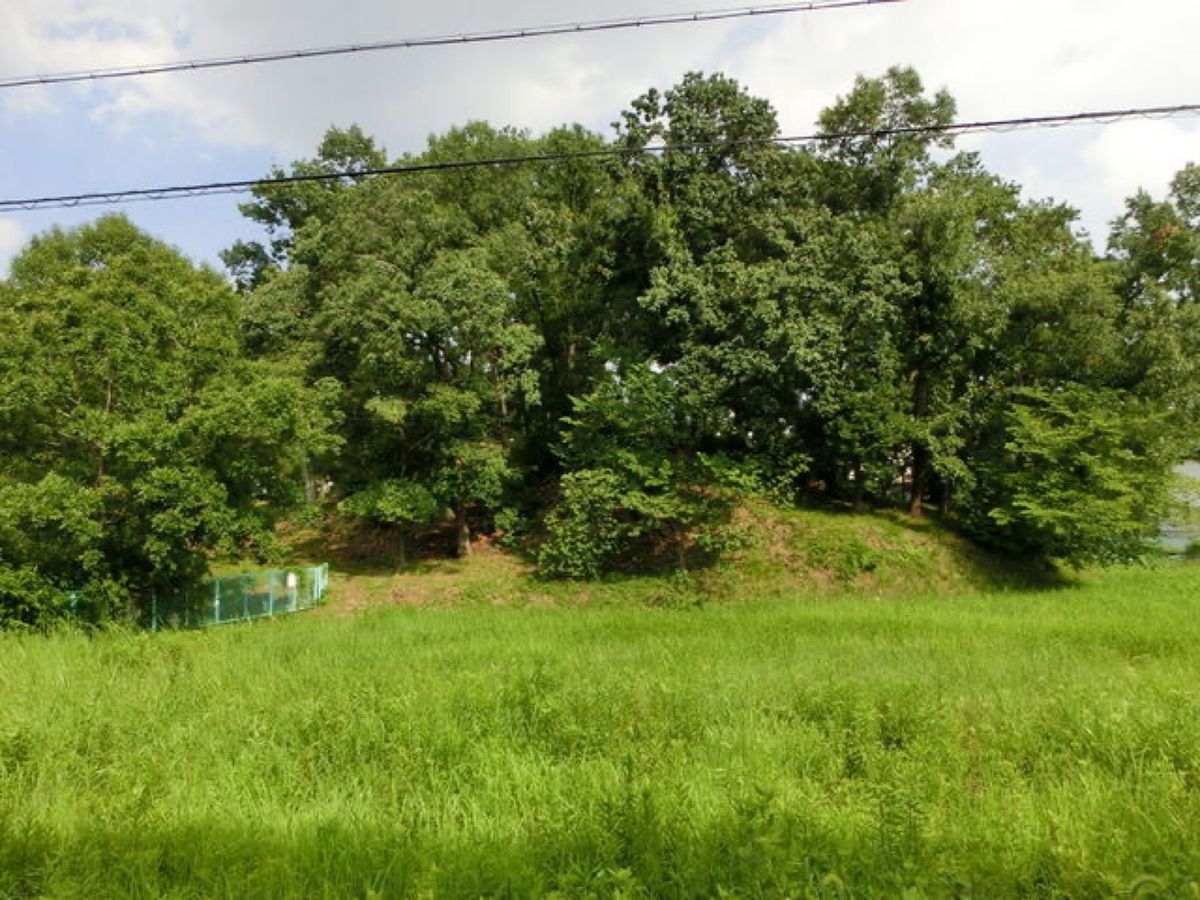 1枚目は仲哀天皇陵(岡ミサンザイ)古墳、2枚目は仲哀天皇陵(岡ミサンザイ)...