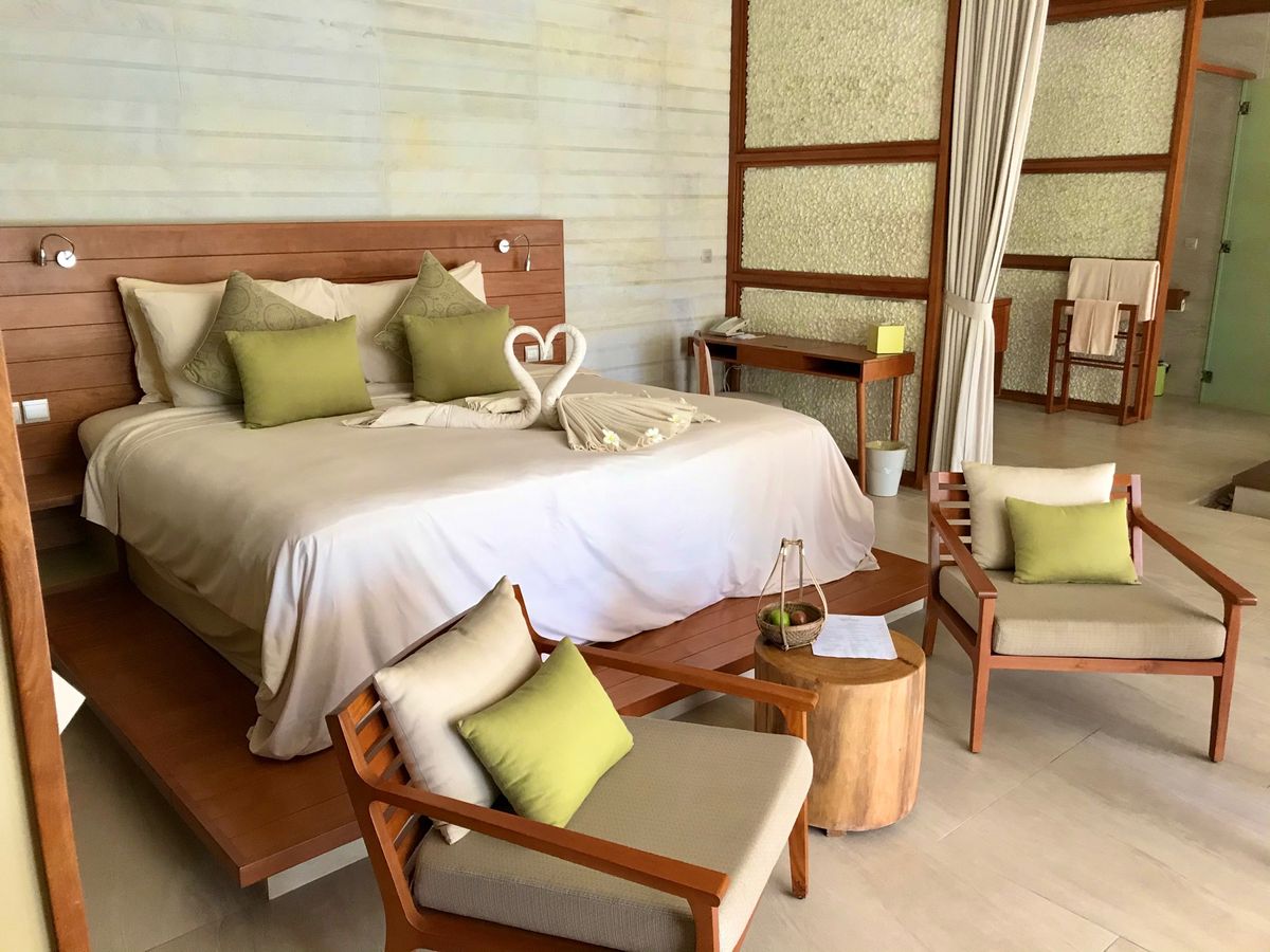 フュージョンリゾートフーコック
このリゾートに2泊宿泊。
各バンガローにプ...