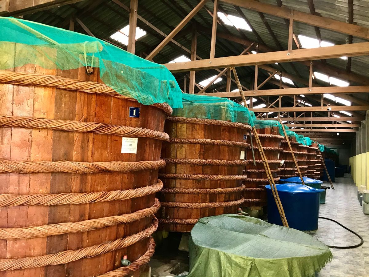 Fish sauce factory
フーコック島の中央部にあった魚醤製造...