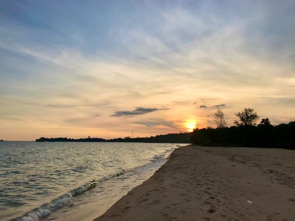 ベトナム・フーコック「ベトナム　フーコック島バイクレンタル旅」の写真：フュージョンリゾートのサンセット🌄
日没...