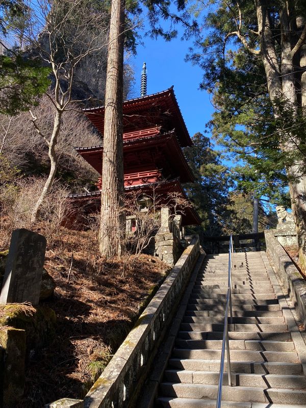 日本・群馬県「箕郷梅林、榛名神社」の写真