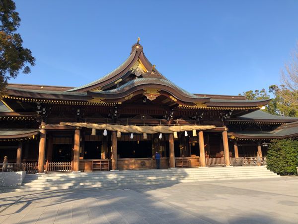 日本・神奈川県「寒川神社でご祈祷」の写真