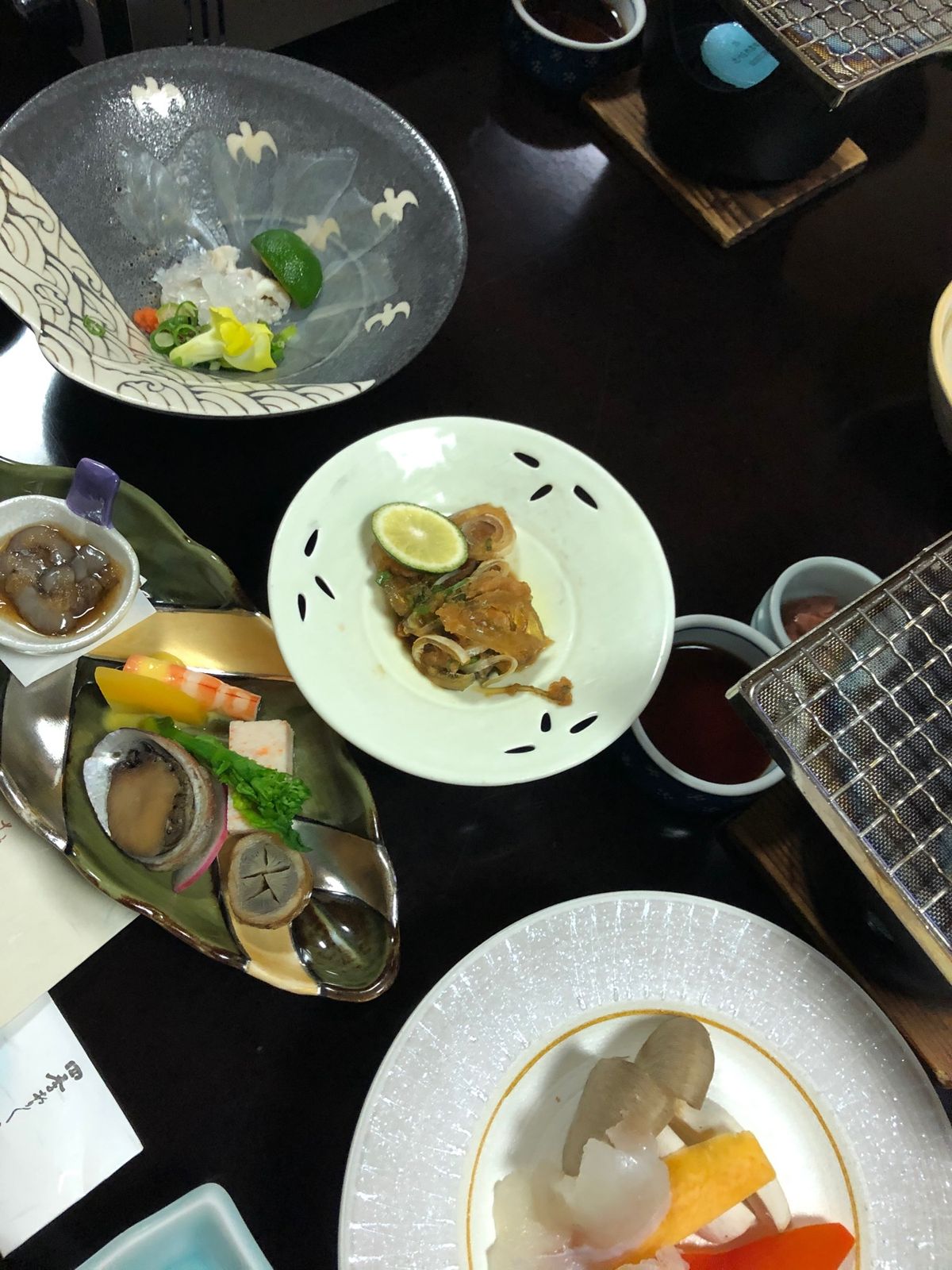 三年トラフグコースと朝ご飯