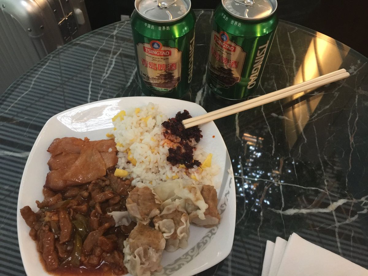 北京首都国際空港
トランジットでラウンジ飯