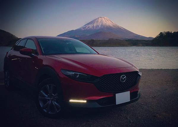 日本・山梨県「精進湖ドライブ」の写真