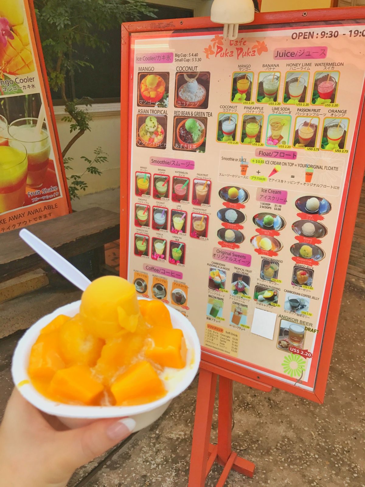 13rd Jan. 2017 pic📷

マンゴーかき氷🍧🥭

めっちゃボ...