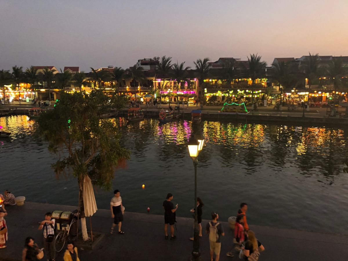 2階テラス席からの眺め