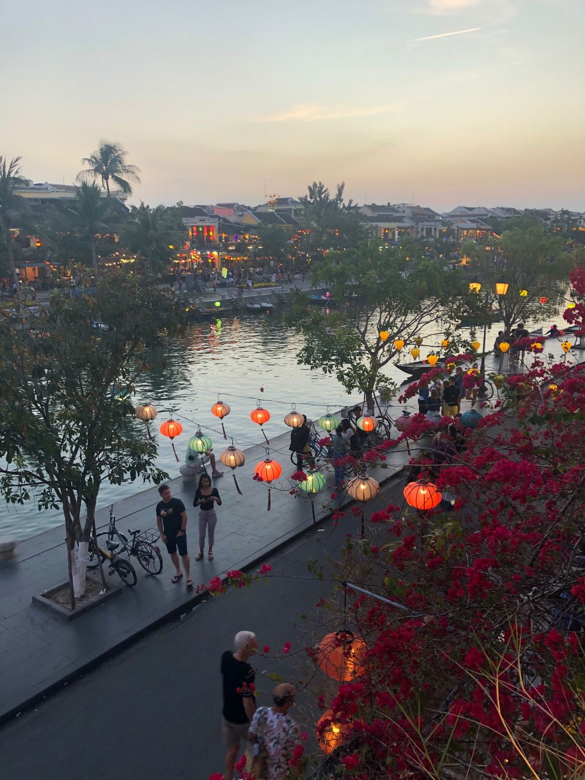 2階テラス席からの眺め