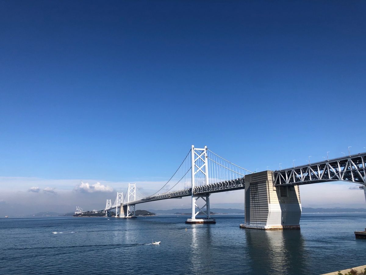 瀬戸大橋
きつめの坂道登って丸亀城🏯
