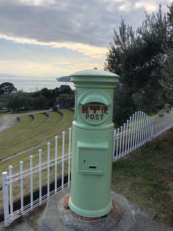 日本「香川旅」の写真：オリーブ公園
オリーブの木
魔女の宅急便...