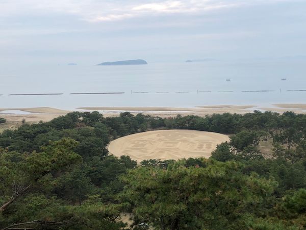 日本「香川旅」の写真：銭形砂絵。
天空の鳥居⛩高屋神社
日本の...