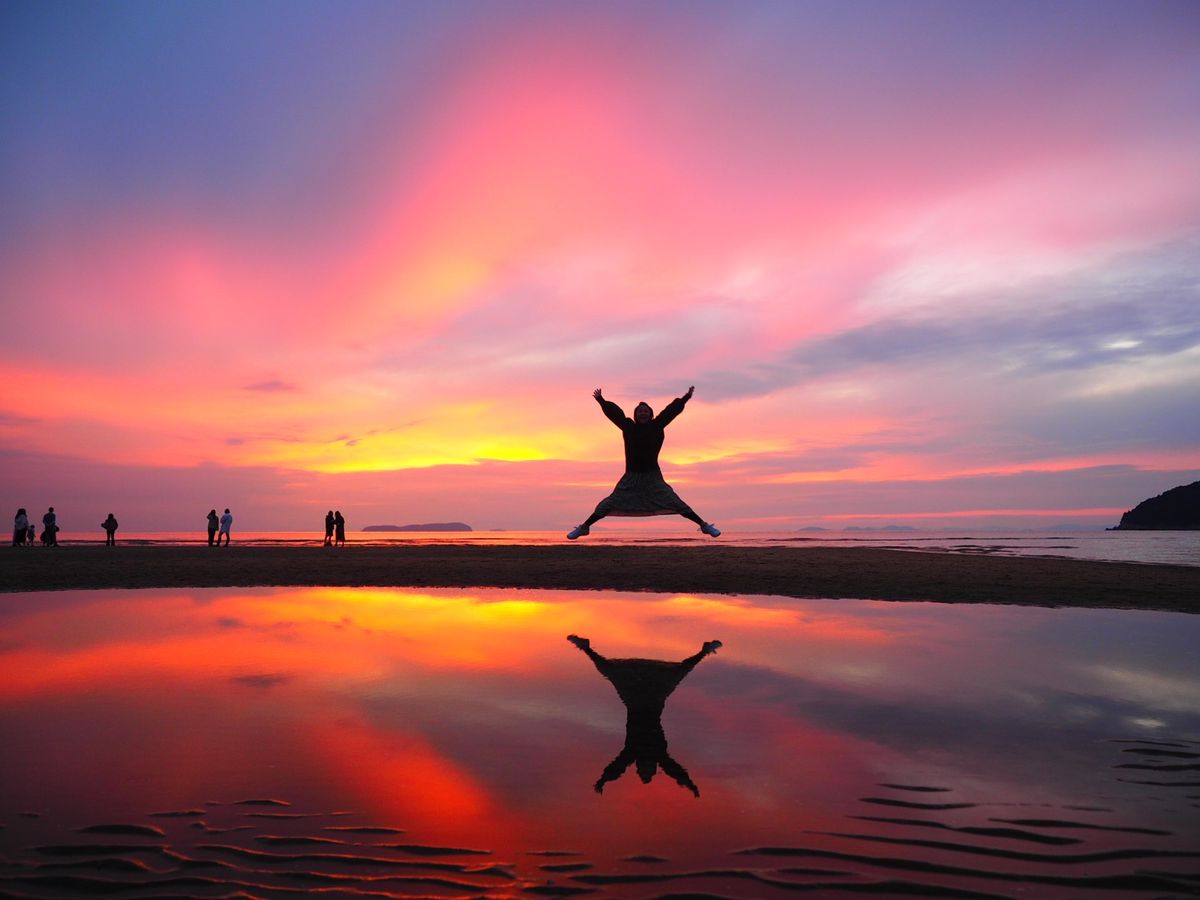 銭形砂絵。
天空の鳥居⛩高屋神社
日本のウユニ☆父母ヶ浜
