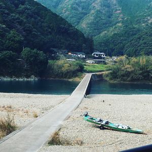 門派海老、沈下橋、四万十川