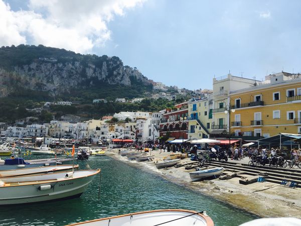 イタリア・ローマ「母と2人旅inイタリア🇮🇹」の写真：カプリ島✨青の洞窟🐚
