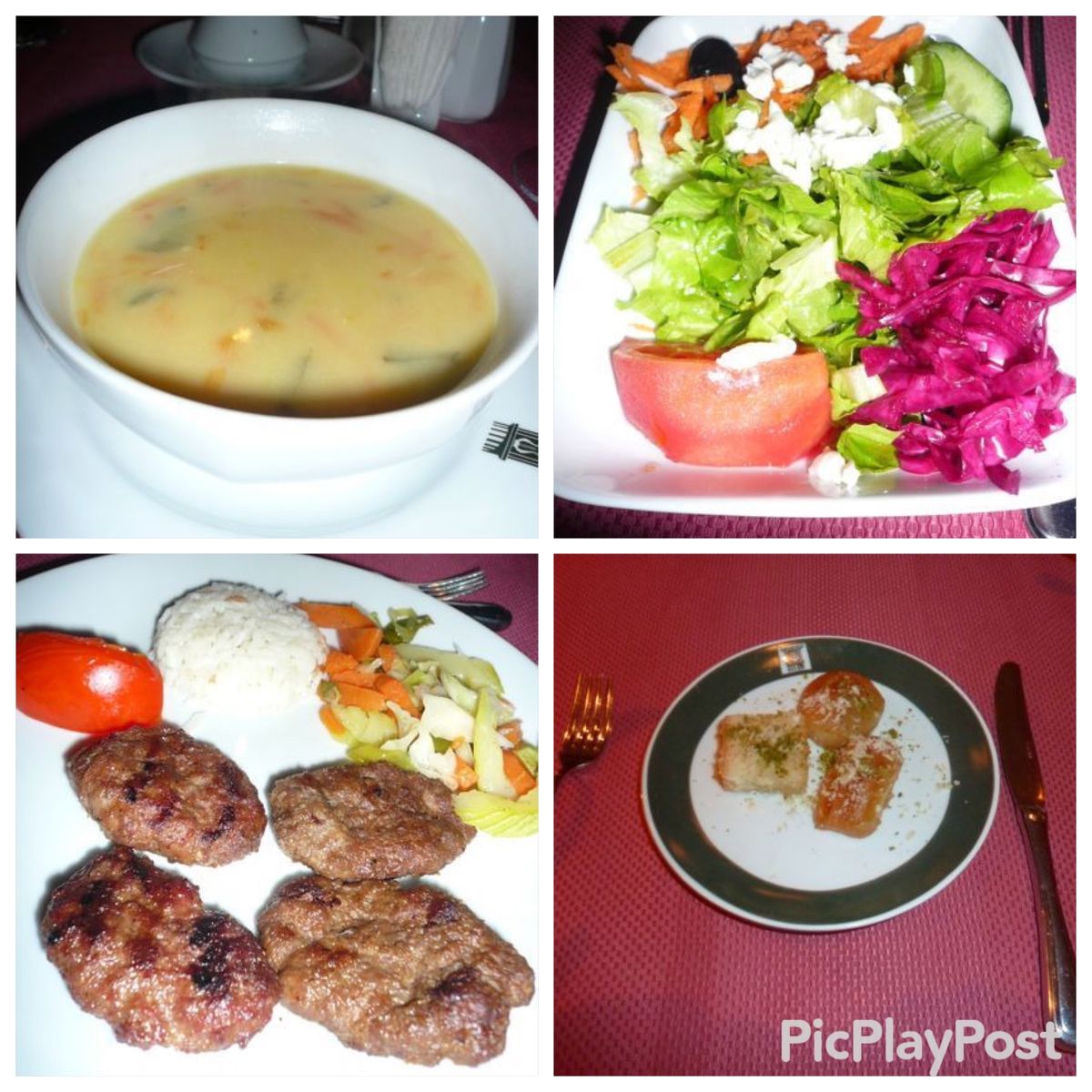 ★6日目

ホテルの最上階で夕食です。暗～い。

何故ならば外の景色を見る...