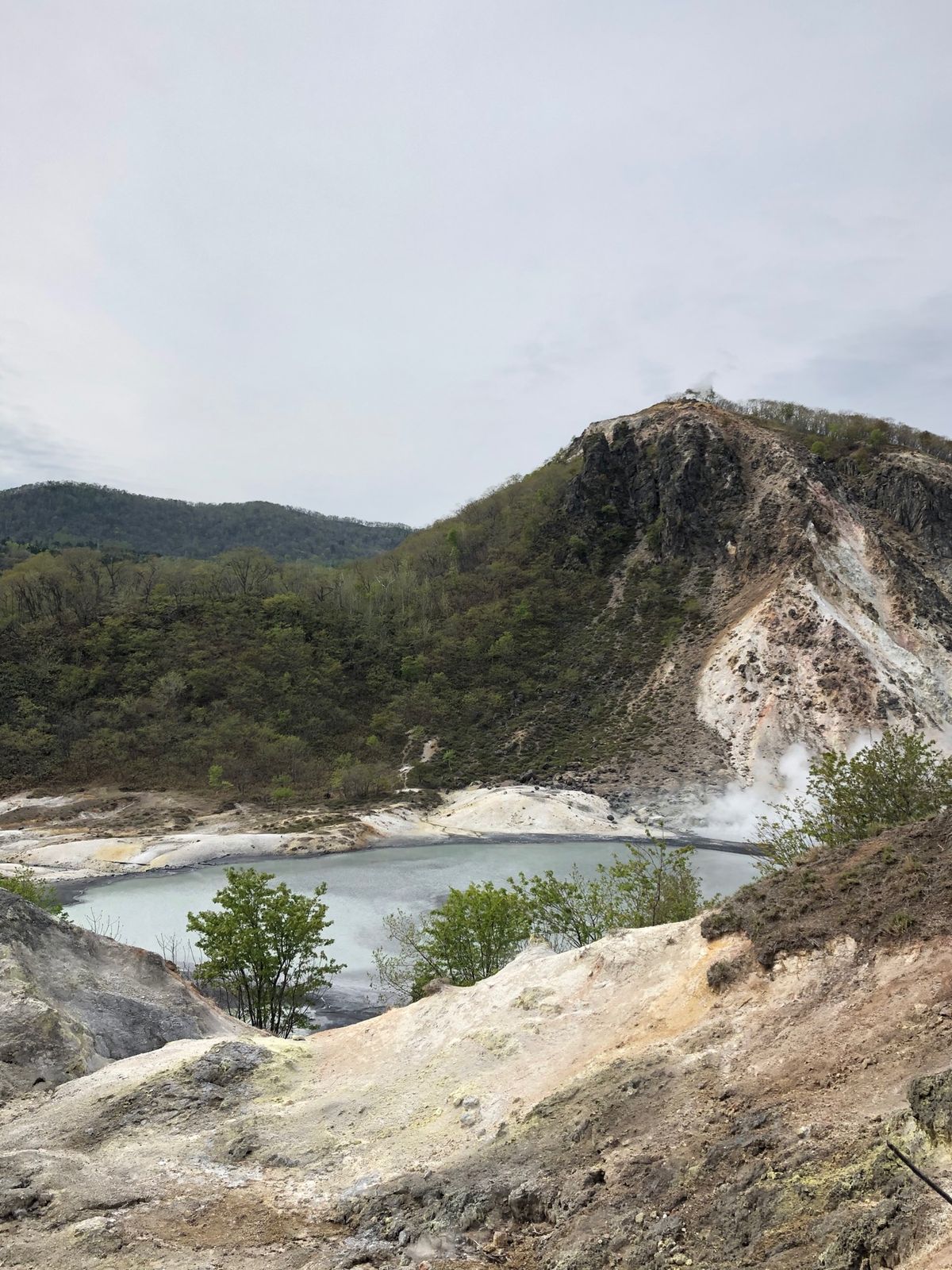 登別温泉の大湯沼