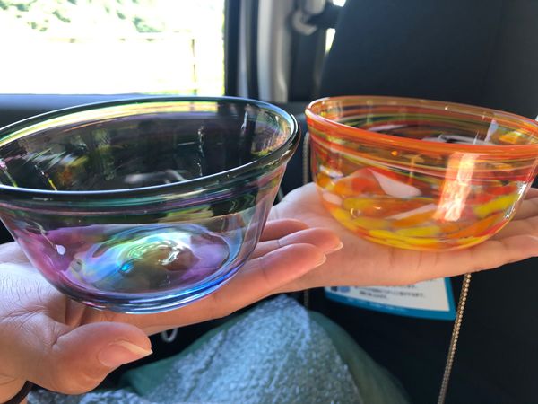 日本・蔵王「IN 宮城〜山形」の写真：秋保温泉で体験したガラス工房の完成‼️