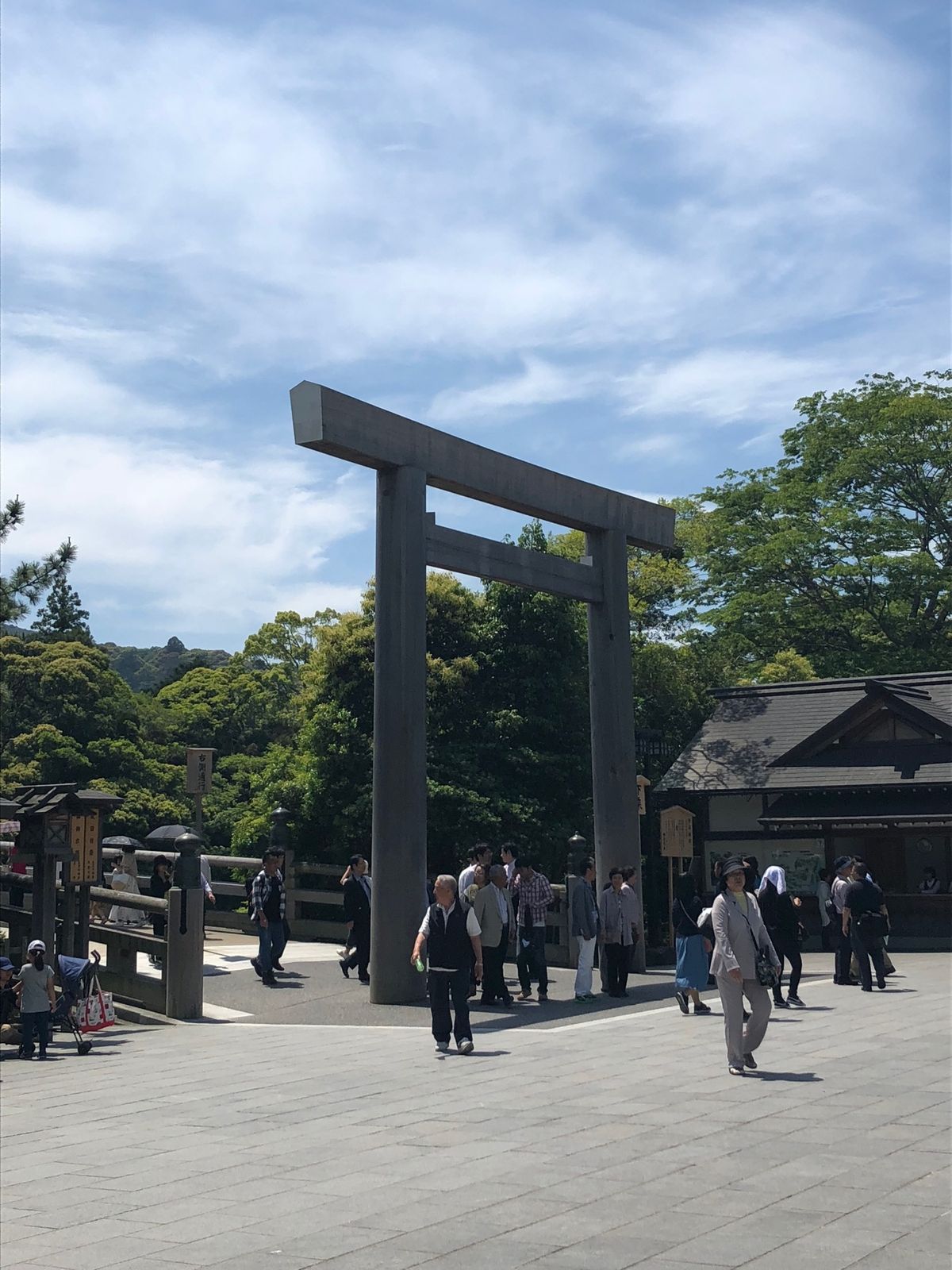 伊勢神宮外宮、内宮、おかげ横丁の昼食