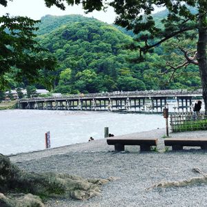 嵐山、渡月橋