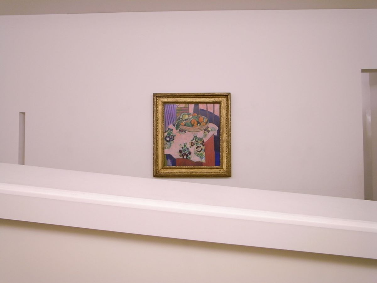 ピカソ美術館かな。キュビズムは余り分からないけど建物と絵の配置が興味深かっ...