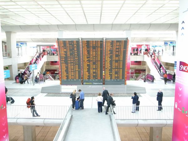 フランス「欧州周遊（フランス）」の写真：到着初日にフランスの空港で撮った写真。一...