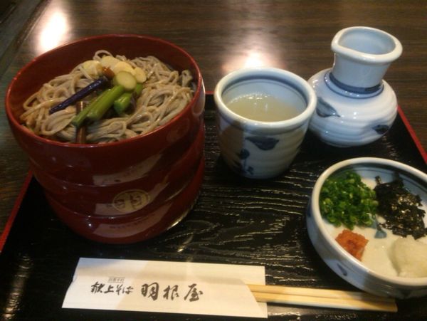 日本・島根県「急に休みが取れたので山陰とちょっとだけ山陽」の写真：2日目のブランチは羽根屋さんで出雲そば。...