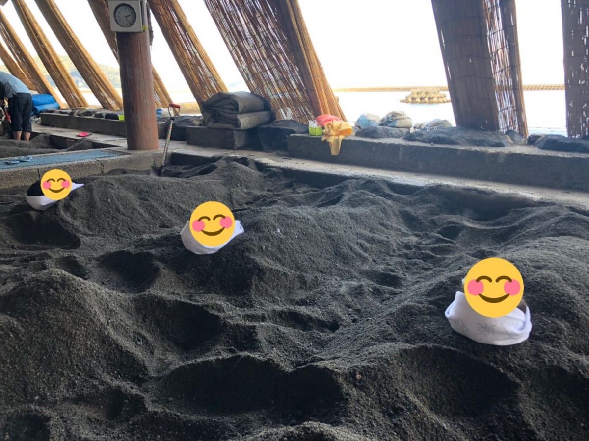 2日目の砂蒸し風呂