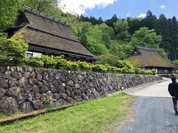 日本・京都府「かやぶきの里」の写真