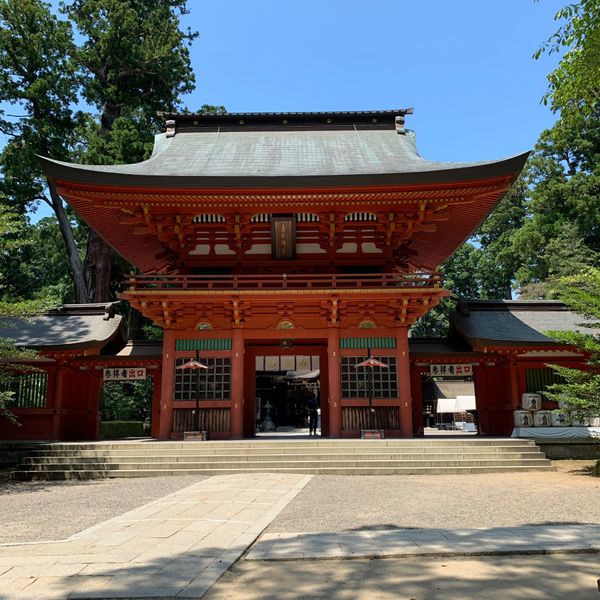 日本・千葉県「香取神宮と佐原の街並み」の写真：香取神宮⛩
雰囲気が良い！