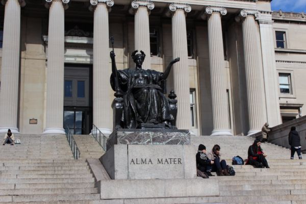 アメリカ(米国)・NY「厳寒のNY」の写真：コロンビア大学。ここに留学したかったんだ...